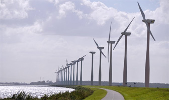 wind turbines in Nederland